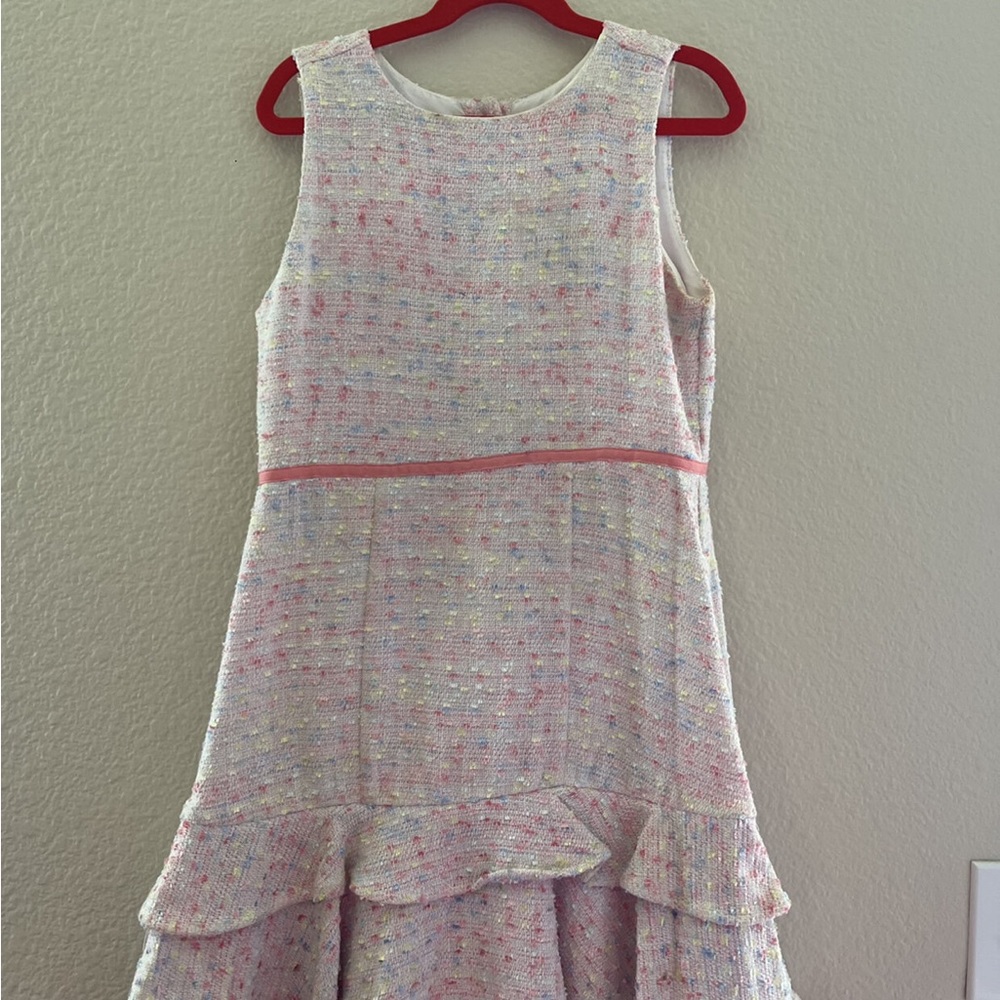 Janie and Jack Pink Tweed Dress